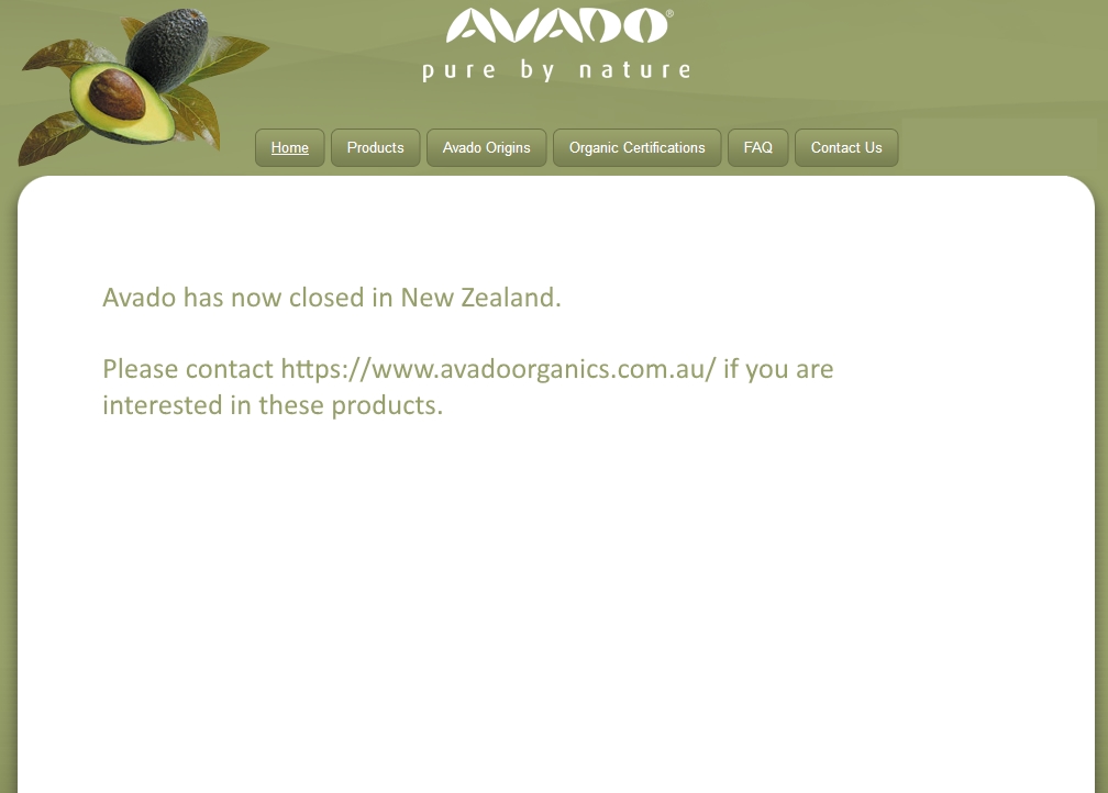 Avado Closed